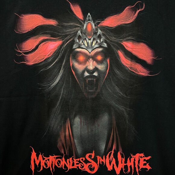 Motionless In White The Whorror Album Banshee Heavy Metal Band T-Shirt 2XL - Picture 2 of 4